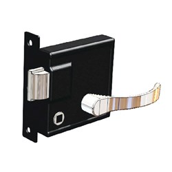 Cabin Screw On Lock - Left Hand - Black