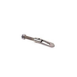 Anti Luce Fastener - 50mm Thread - Bolt On - Stainless Steel