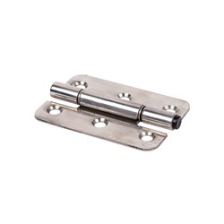 Butt Hinge - 78 x 132mm - Fixed Pin - 304 Stainless Steel