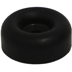 Rubber Buffer - Black - 60mm DIA x 25mm H