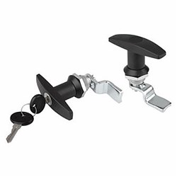 Tubular Compression Latch - T Handle Driver - Black