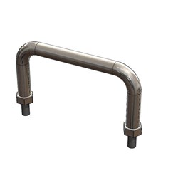D Handle 40 x 100mm - Stainless Steel