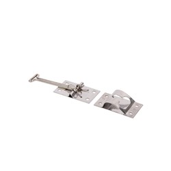 Door Hold Back - 99mm Arm - Stainless Steel