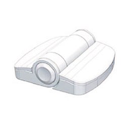 Door Position Hinge 52mm x 54.5mm  115 Degree 1.7NM White Nylon