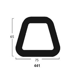 Docking Rubber - 80mm X 100mm (Price Per Metre)