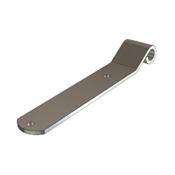 Drop Side Strap - 40 x 235mm - Bushed - Bolt On - Zinc Plated