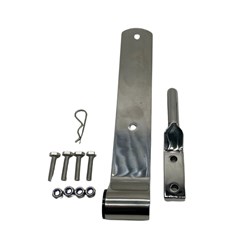 Drop Side Strap Hinge  Assembly - 32 x 250mm - Weld On - Stainless Steel
