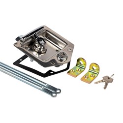 Drop T Lock 3 Way System - Straight Tongue - Locking - Stainless Steel