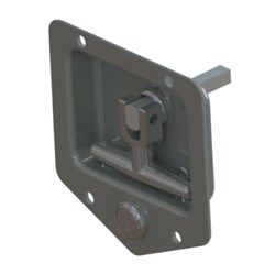 Drop T Lock - 8mm Square Shaft - Locking - Stainless Steel