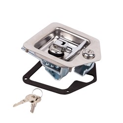 Drop T Lock - Bent Tongue Rear Fixing - Locking - Stainless Steel