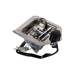 Drop T Lock - Straight Tongue - Padlockable - Stainless Steel