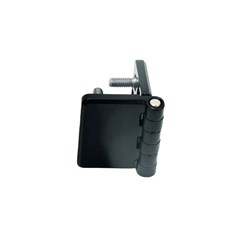 Free Swinging Hinge Moulded Black
