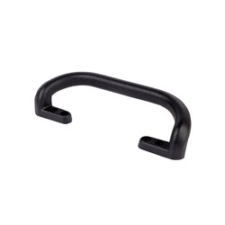 Bolt-on Grab Handle - Polyurethane Black - Steel Core - 300mm