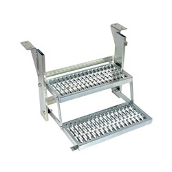 ZINC PLATED FOLDING LADDER