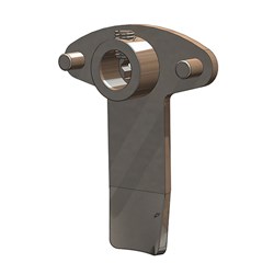 Latch Tongue - 3 Point Cam - 72mm x 57mm