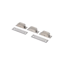 Magnetic Door Hold Back - 17 x 50mm -14kg Force - Stainless Steel