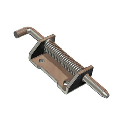 Quick Release Spring Bolt Fastener –  21 x 82mm  – Right Hand - Zinc Plated