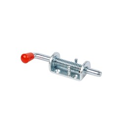 Quick Release Spring Bolt Fastener – Pin Retaining - 40 x 35 x 165mm  – Zinc Plated