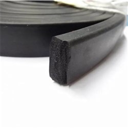 EPDM Sponge Rubber - Rectangle - 6mm x 25mm