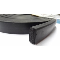 EPDM Sponge Rubber - Rectangle - 19mm x 25mm