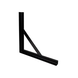 Toolbox Brackets - Pair - Black Powder Coated - 600L x 600W