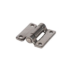 Small Door Hinge - 60mm - Bolt On - Stainless Steel