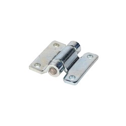 Small Door Hinge - 60mm - Bolt On - Zinc Plated