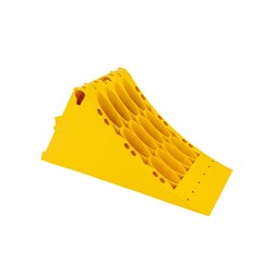 Wheel Chock 467L x 198W x 225H Yellow No Insert