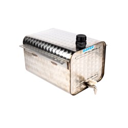 Bawer Water Tank - 15L - Oval - Stainless Steel