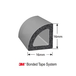 Rubber Seal Triangle Section BT Tape