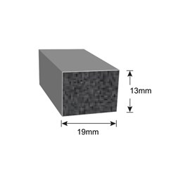 Solid Epdm Sponge 12mm x 19mm HT Tape