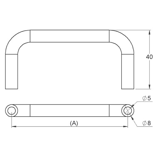 Best D Handle 100mm x 32mm Chrome Plated | UES Hardware - UES Hardware NZ