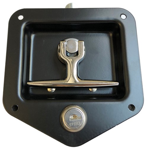 Best Drop T Lock Black Powder Coated Keyed CH545 | UES Hardware - UES ...