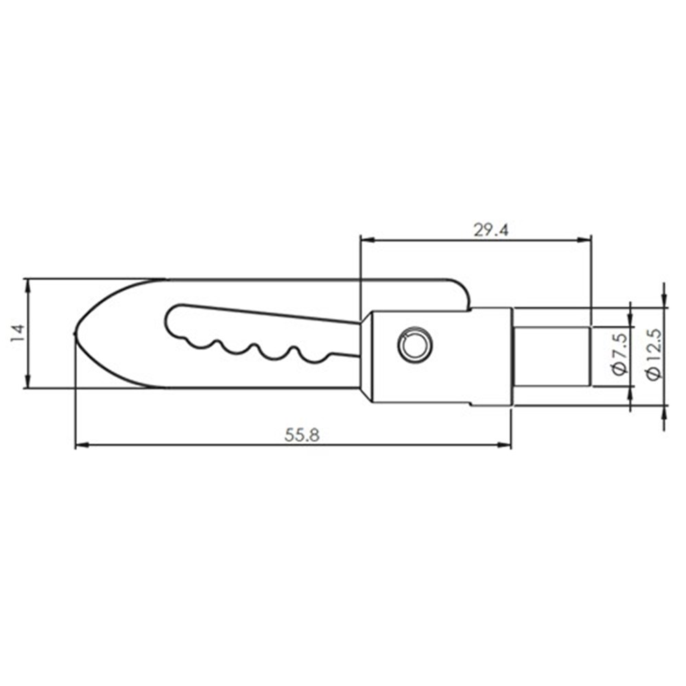 Best Antiluce Fastener 8mm Dia Baby Weld On Zinc Plated | UES Hardware ...