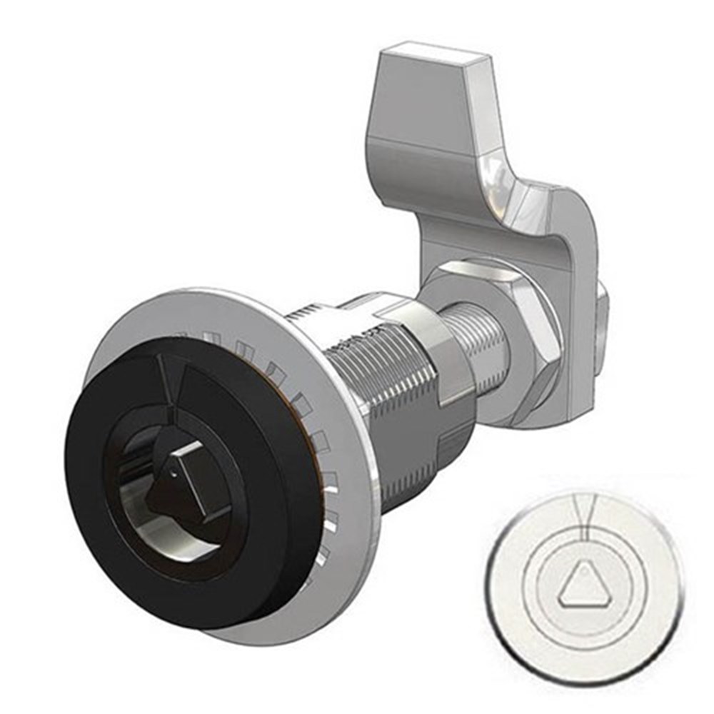 Triangle Key Compression Lock Best Compression Lock Key 7mm Triangular Stainless Steel | UES Hardware ...
