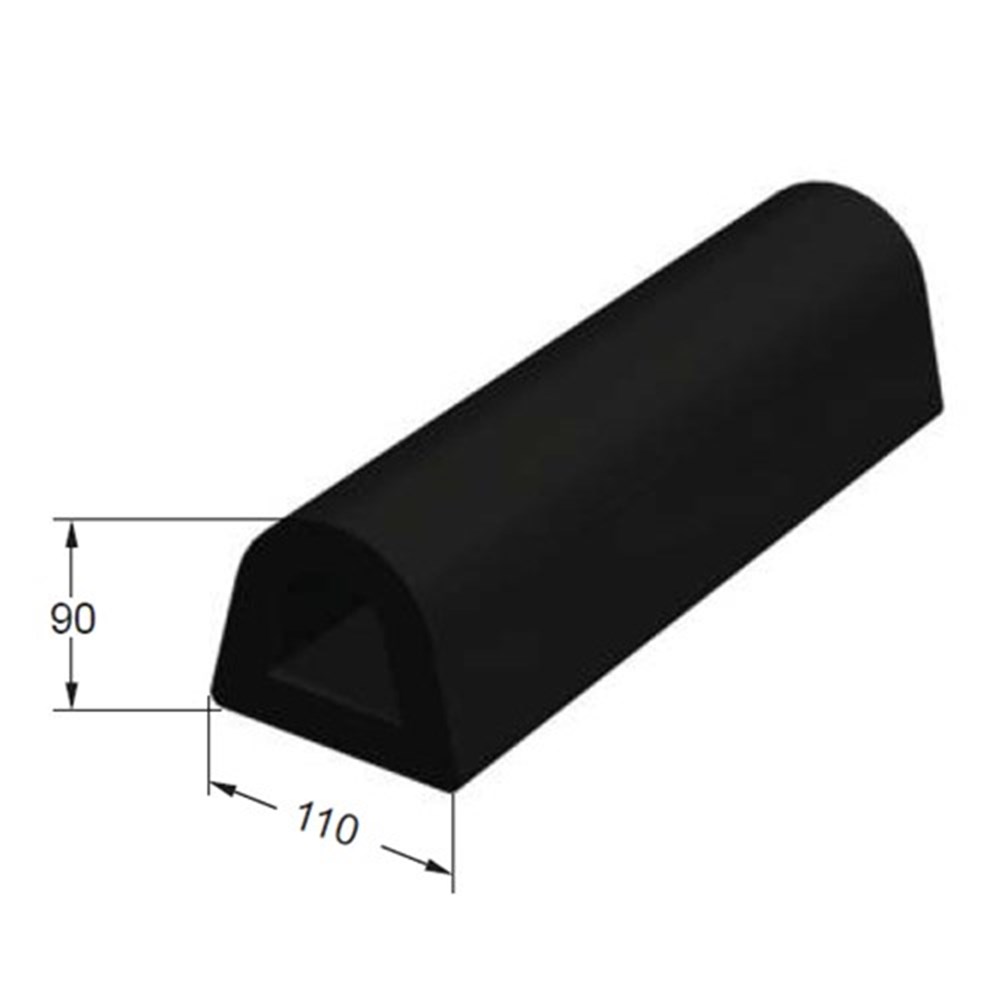 Best Docking Rubber 110W x 90H x 1000L Moulded | UES Hardware - UES ...