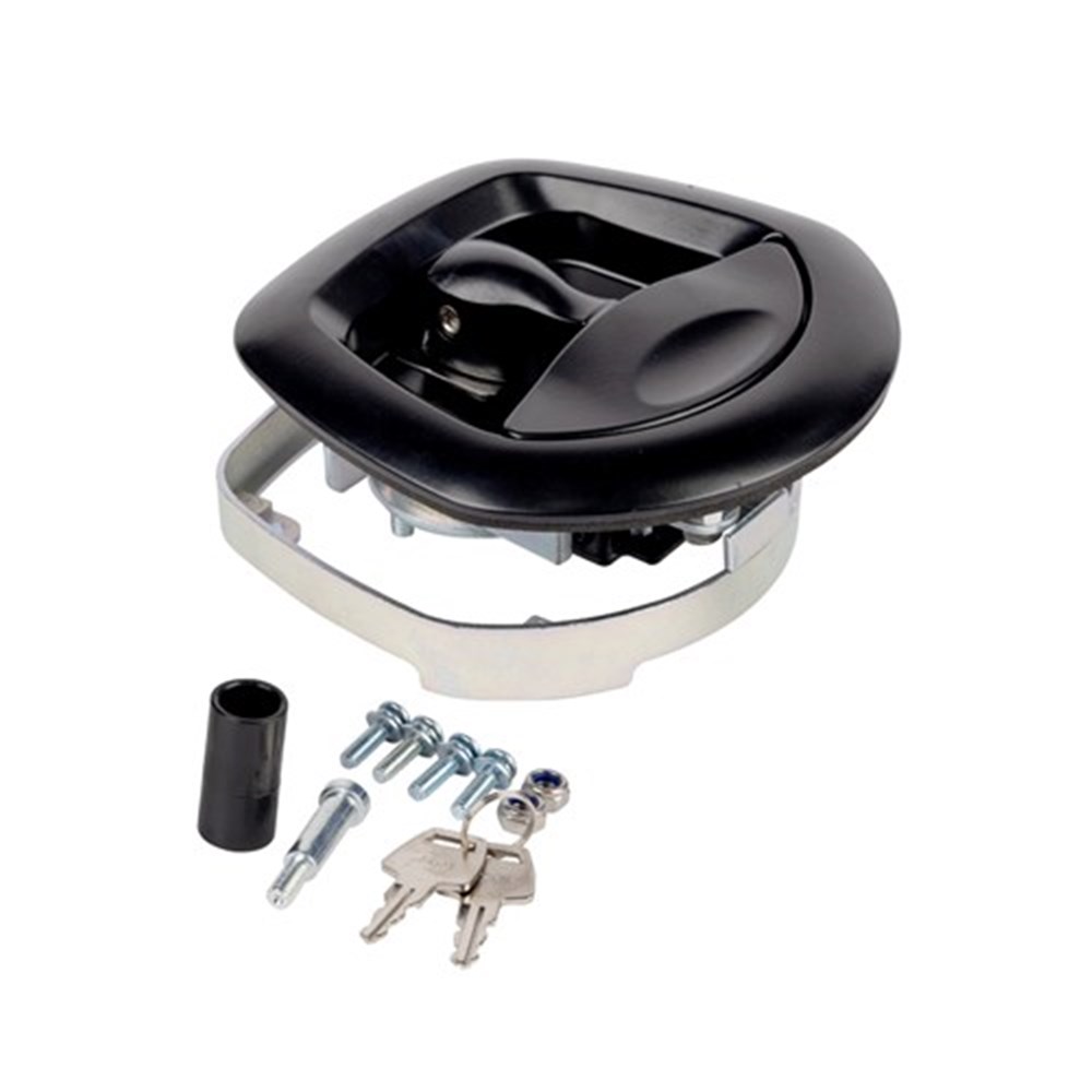 Best Drop T Lock Whale Tail Black Powdercoated | UES Hardware - UES ...