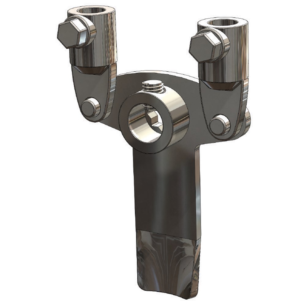 Best Latch Tongue w' Collar & 3 Point Cam 3 Rod Adaptors, Zinc Plated ...